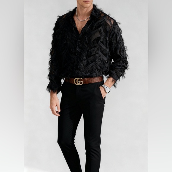 Customized party shirt (see through) M-L - Picture 1 of 6